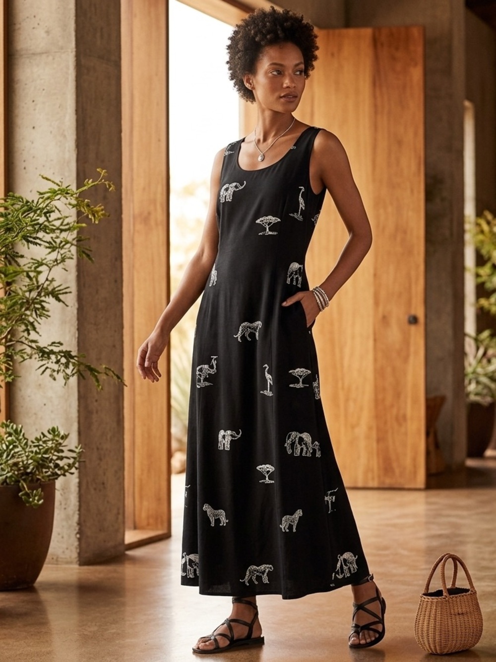 Connie Choi Vintage Serengeti Maxi